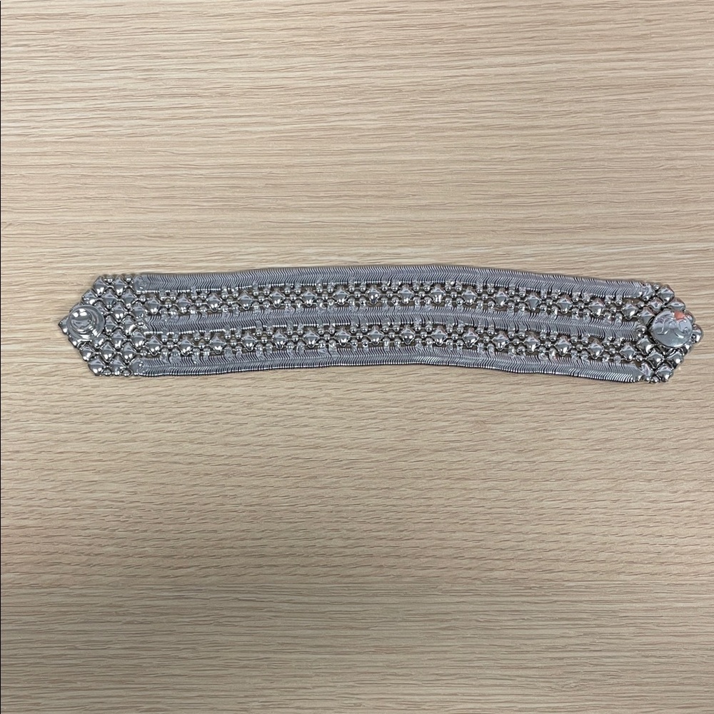 SG LIQUID METAL SNB1-N SNAKE CHROME FINISH BRACELET BY SERGIO GUTIERREZ